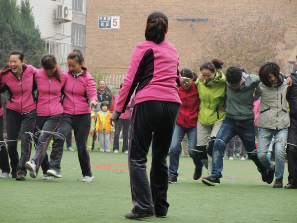 落落的第一次幼儿园运动会