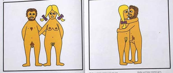 德国人对儿童的性教育采用了以下一组直观的图片教学，不妨来学习一下吧！