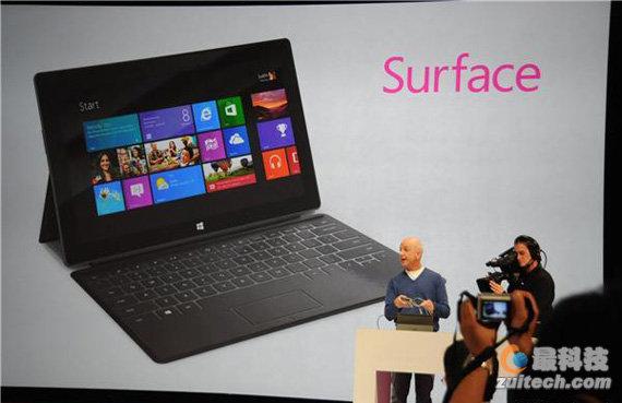 iPad遭遇强敌，微软Win8平板Surface惊艳全场