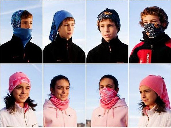 户外头巾有哪些戴法？